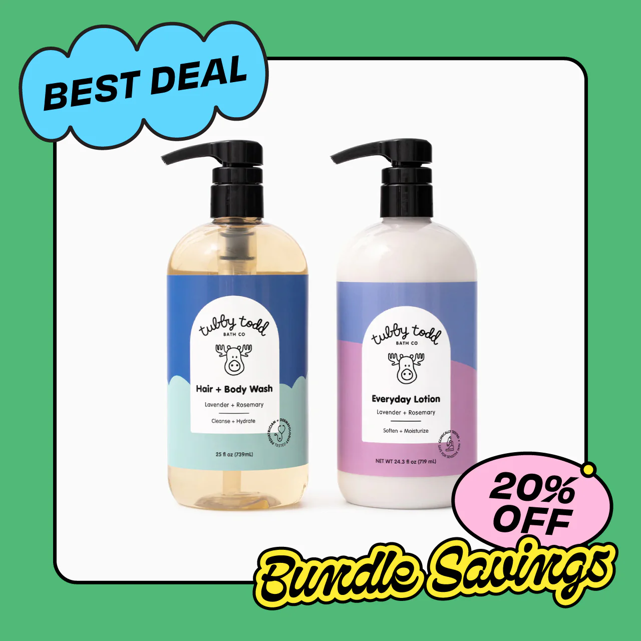 The Wash and Lotion Bundle